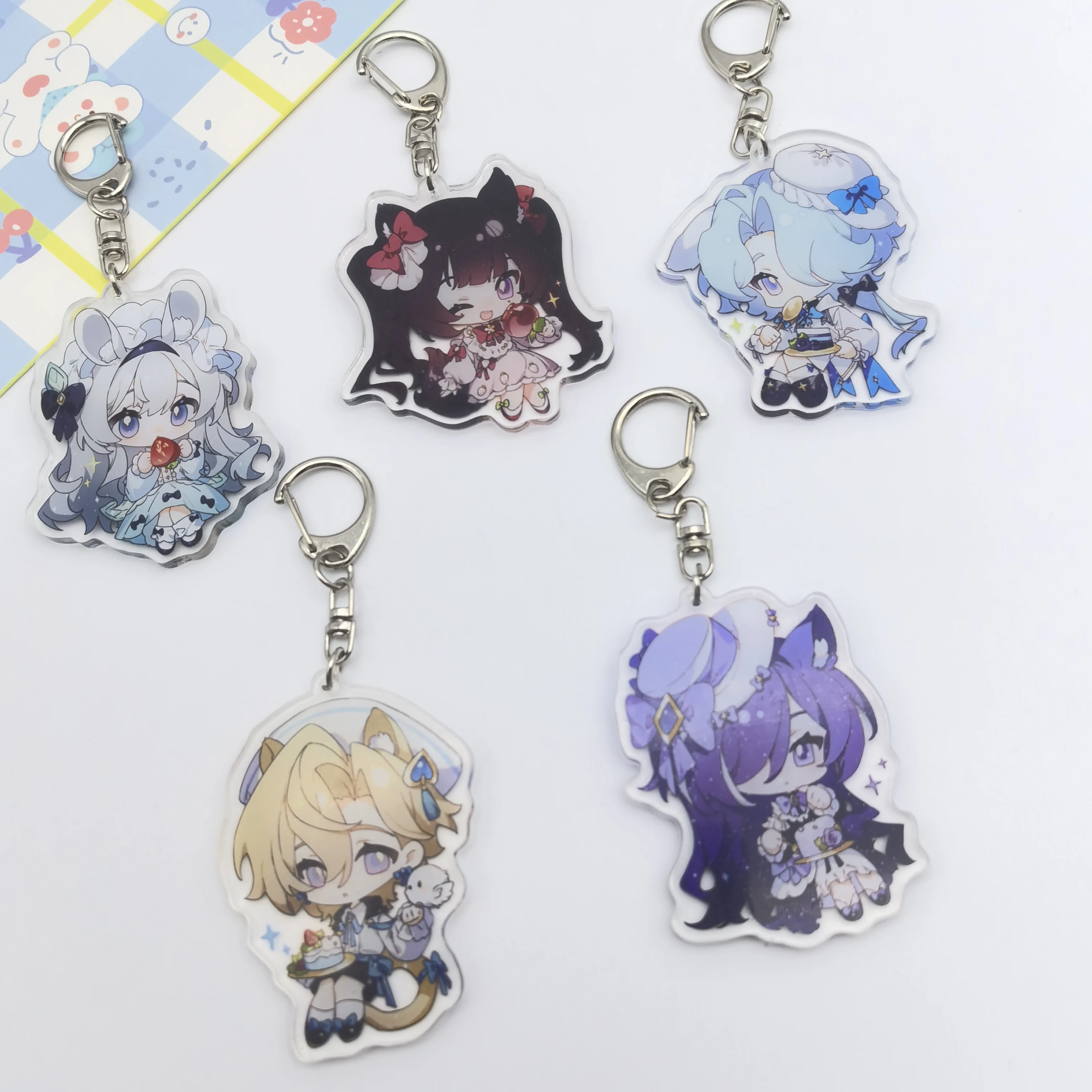 1 шт. Аниме игра Honkai: Star Rail Robin Aventurine SparkleCute подвеска брелок рюкзак аксессуары для