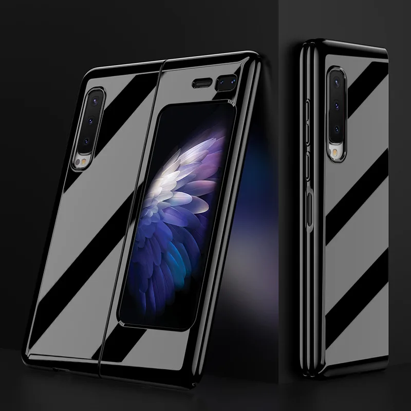 

Luxury Clear Phone Case For Samsung Fold Solid Color Fashion For Samsung Galaxy Z Fold 1 Anti Fall Full Protective Coque Funda