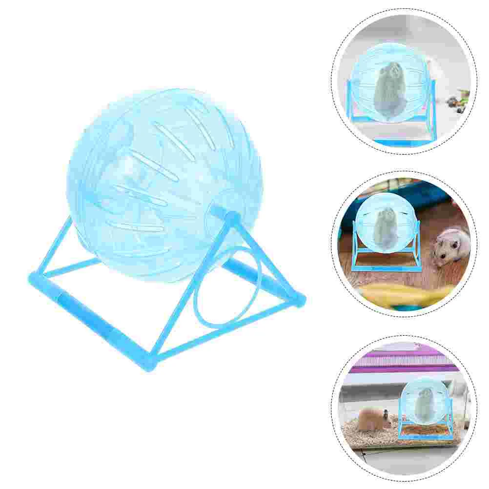 

2 Pcs Hamster Toy Running Ball Sport Toys Funny Rolling Balls Mini Hamster Silent Runner Plastic Rat Flying Saucer Fitness