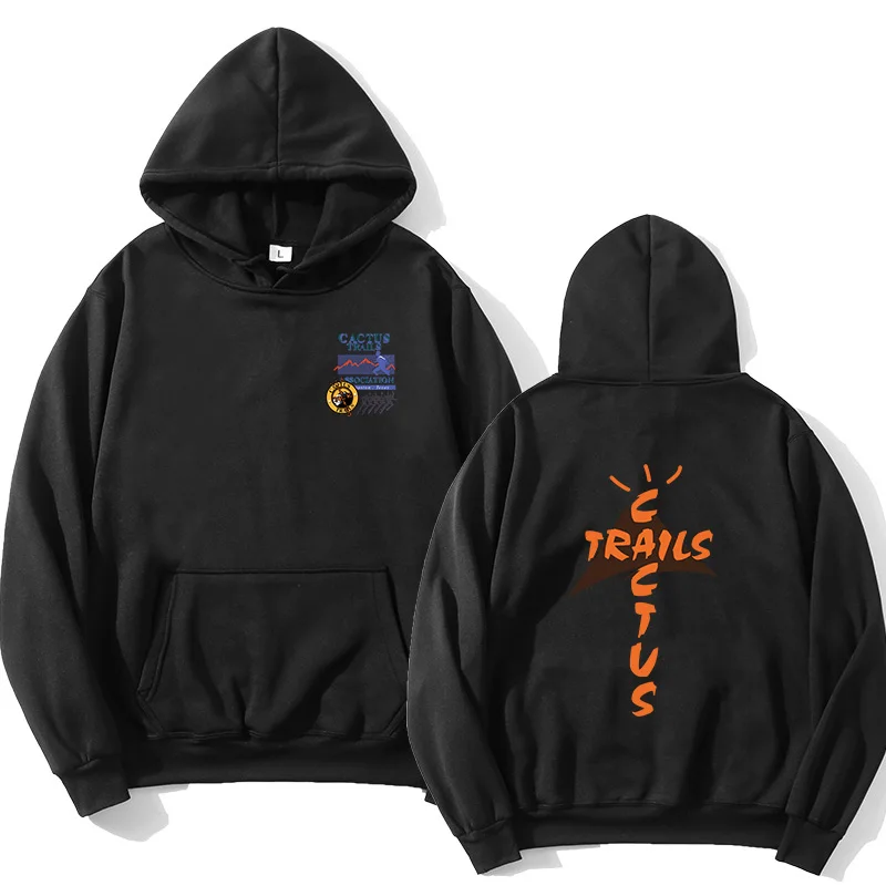 

Travis Scott Hoodie Sweatshirt Winter Fashion Cactus Jack Pullover Warmer Pocket Hooded Jacket Hoodie Men's Sweatshirt