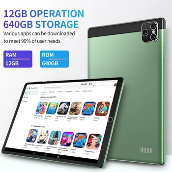 Global 5G Tablet PC P8 IPS 12GB 640GB 8 Inch Tablette 8800mAh New Pad Google Play GPS WPS Office 12 Core Dual SIM Send Keyboard Other Image