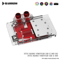 barrow bs msv2060 pafull cover graphics card water cooling blocks use for msi rtx2060 ventus xs c 6g oc 5v 3pin header a rgb