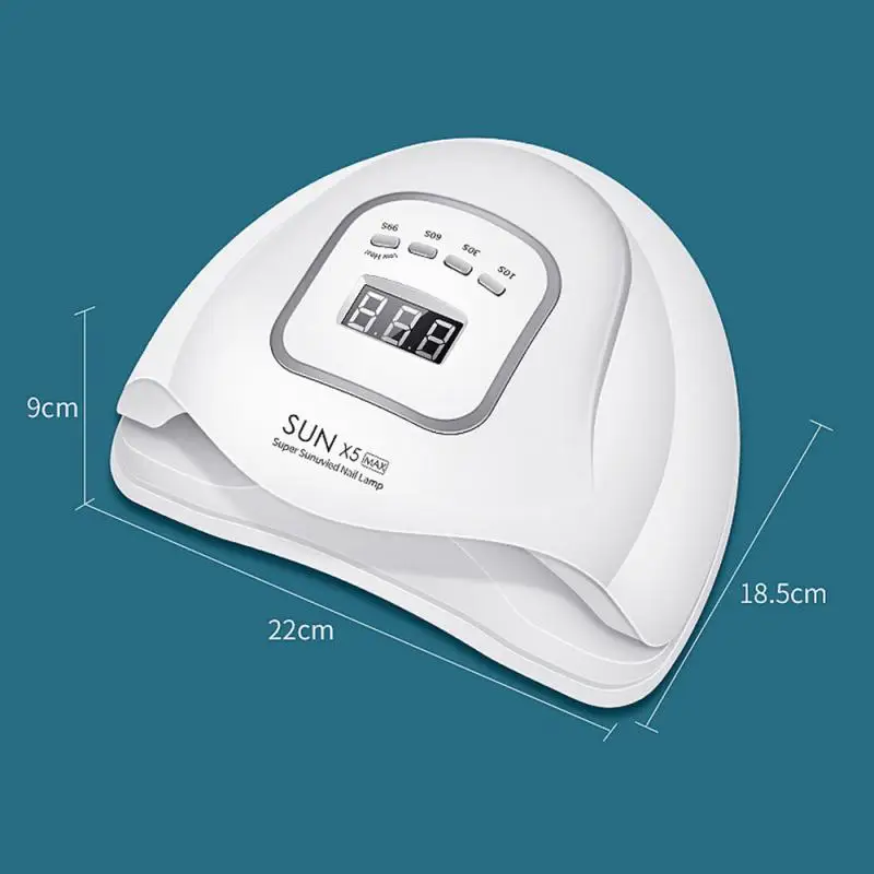 SUN X10 Max 132W Сушилка для ногтей Профессиональная светодиодная лампа 66LEDs УФ-лампа
