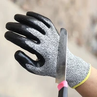 work gloves hand protection equipment anti cutting gloves polyester widely used safe professional cut proof work gloves