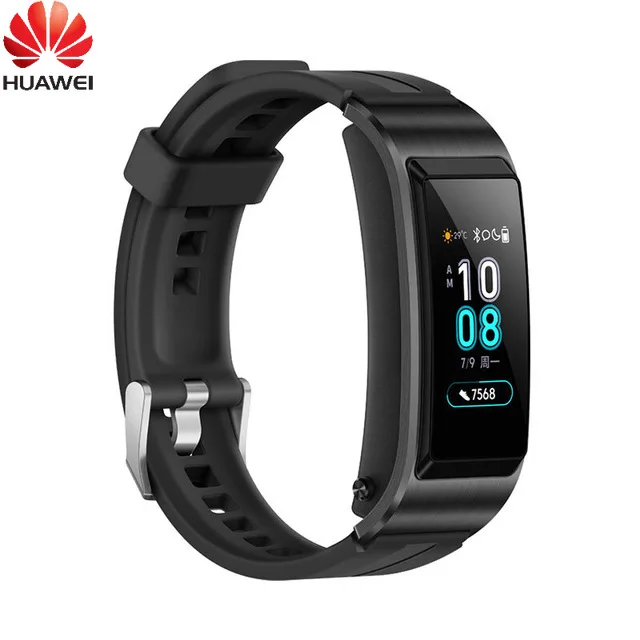 

Оригинальный Смарт-браслет Huawei TalkBand B5 с поддержкой Bluetooth, носимые спортивные браслеты, сенсорный экран AMOLED, наушники-вкладыши