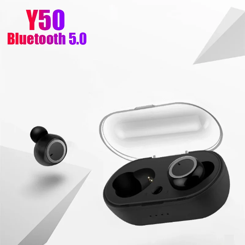 

TWS Y50 Wireless Headphones Bluetooth 5.0 Earphones HIFI Stereo Headset Noise Reduction Sports Earbuds For Xiaomi Samsung iPhone