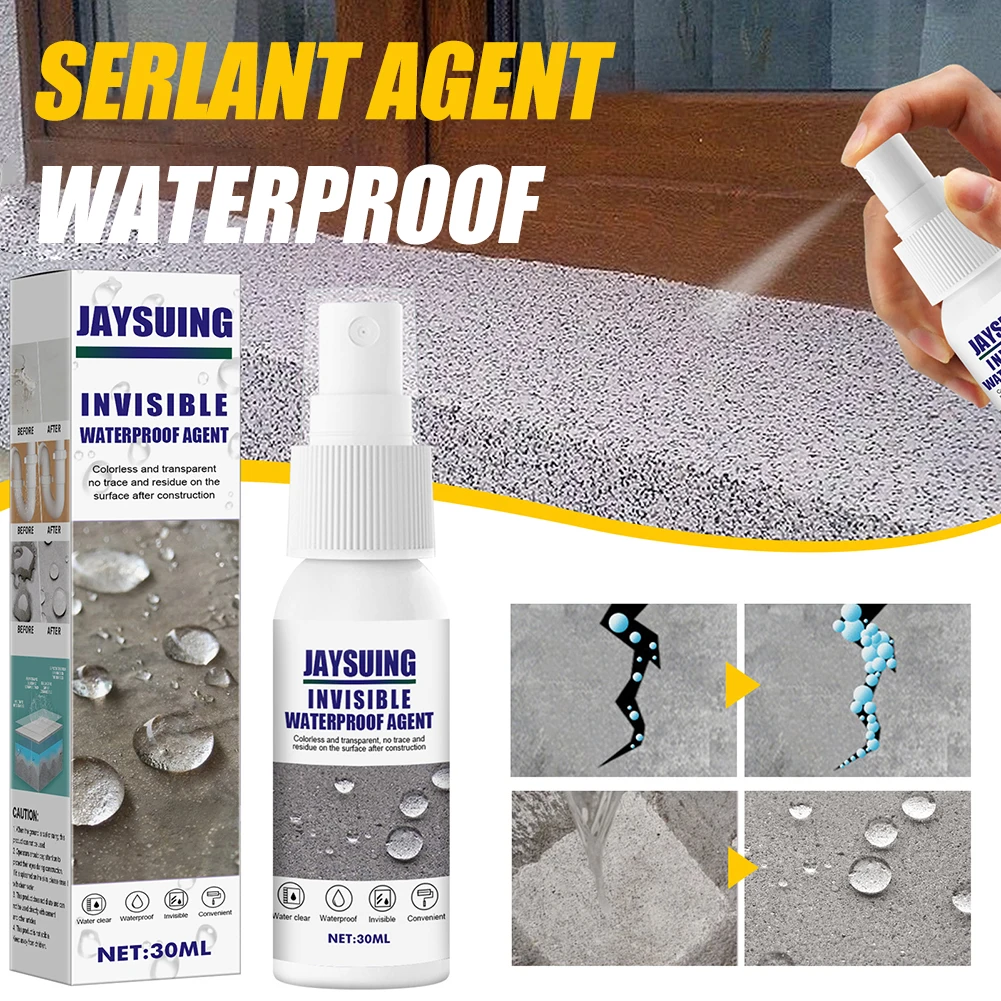 30/100ml Super Strong Spray Sealant Waterproof Instantly Seal Repair Cracked Broken Surface for External Wall Roofing Glue Spray