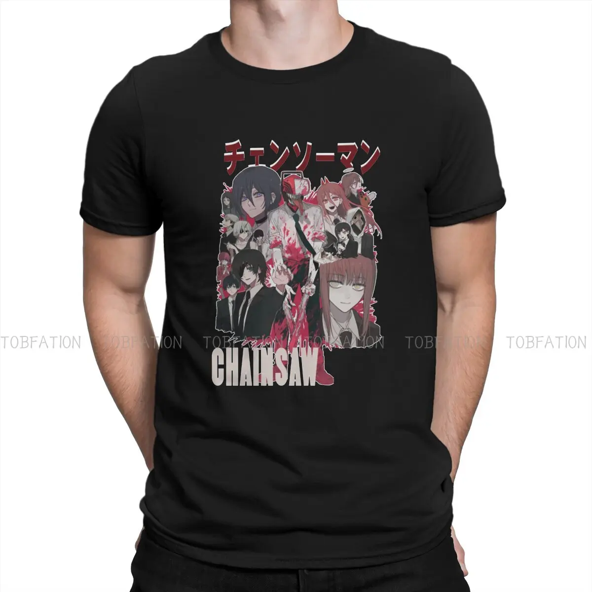 

All Cast Classic Special TShirt Chainsaw Man Manga Comfortable New Design Gift Clothes T Shirt Stuff Ofertas