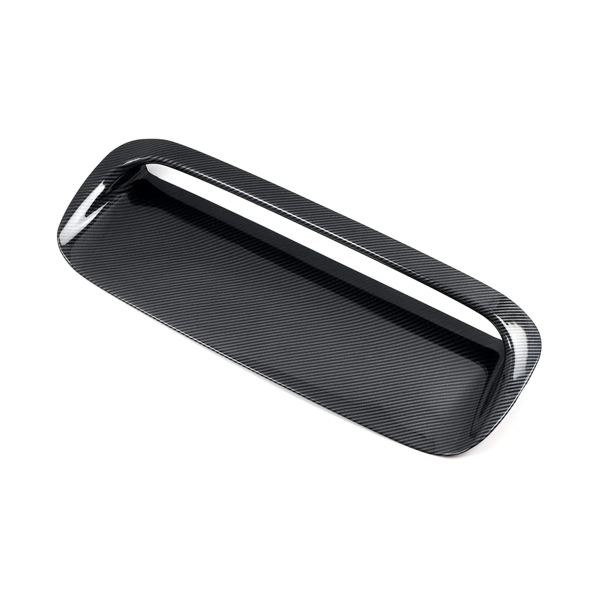 

Front Hood Scoop Vent Cover for 2014-2021 Accessories ,ABS Carbon Fiber