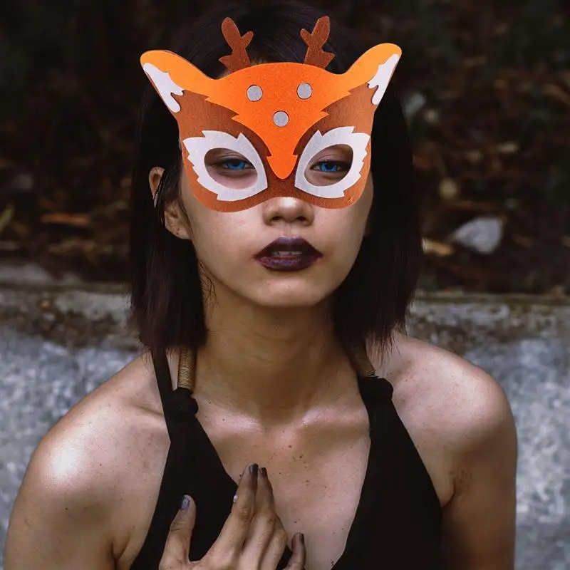 10 шт./упак. маски фетровые с животными костюмы для вечеринки мультяшные джунглей