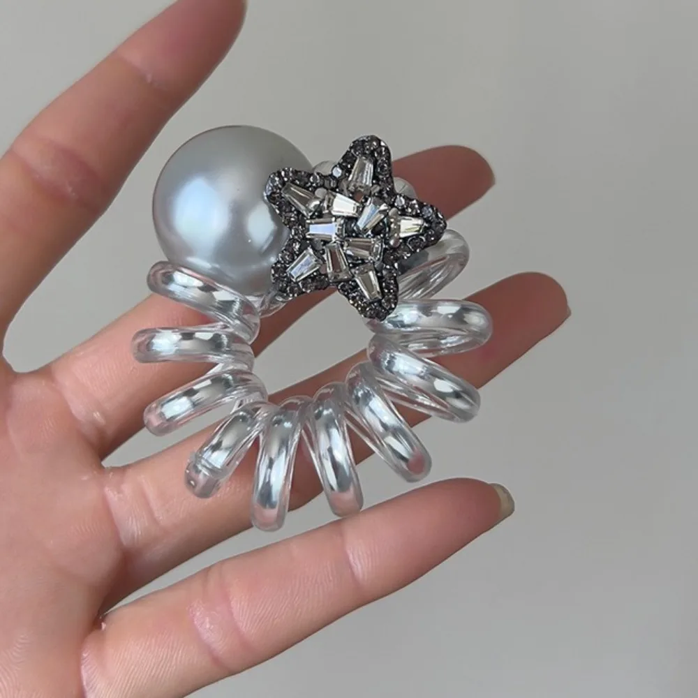 Модный Эластичный завязка для волос в пучок элегантный высокоэластичный виде