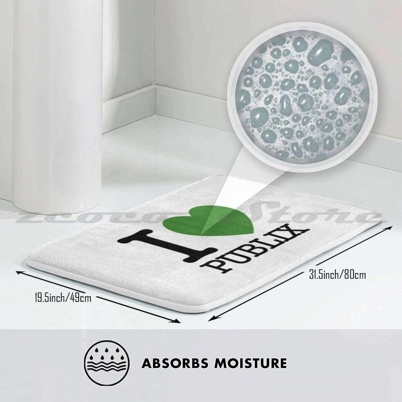 Коврик I Heart Post X нескользящий коврик для впитывания воды на дверь Спайдер из