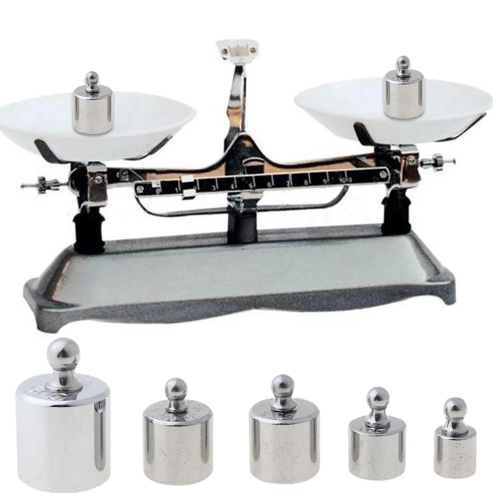 

5pcs Scale Calibration Weights 5g 10g 20g 50g Calibration Gram Scale Precision Calibration Weight Set With Case For Digital