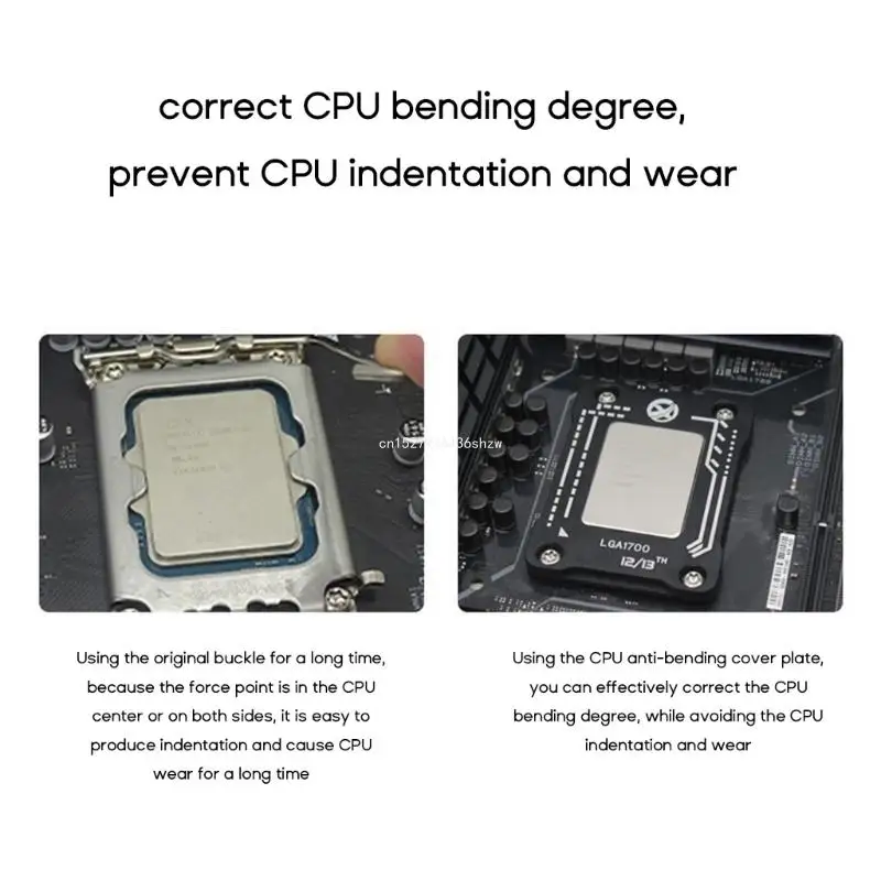 

Фиксирующая пряжка для коррекции изгиба ЦП для LGA1700 LGA1800 Кронштейн объединительной платы ЦП Прямая поставка