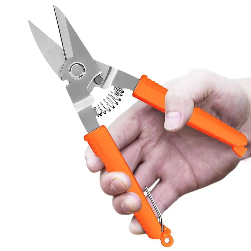 

Aviation Tin Snips Industrial Snippers Comfortable Grip Gear Multifunctional Pliers For Aluminum Wire Iron Sheet Iron Wire