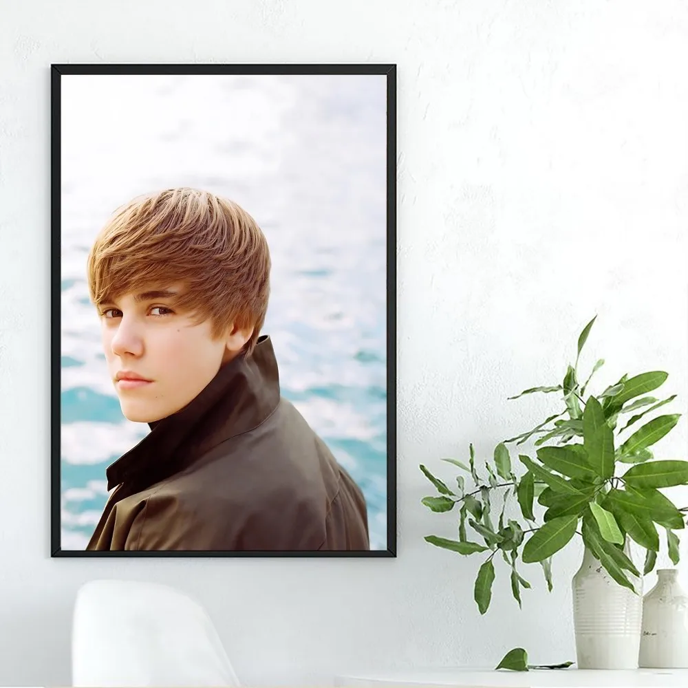 Singer J-Justin B-Bieber Poster DIY Kraft Paper Vintage Wall Art Painting Study Stickers Big Szie