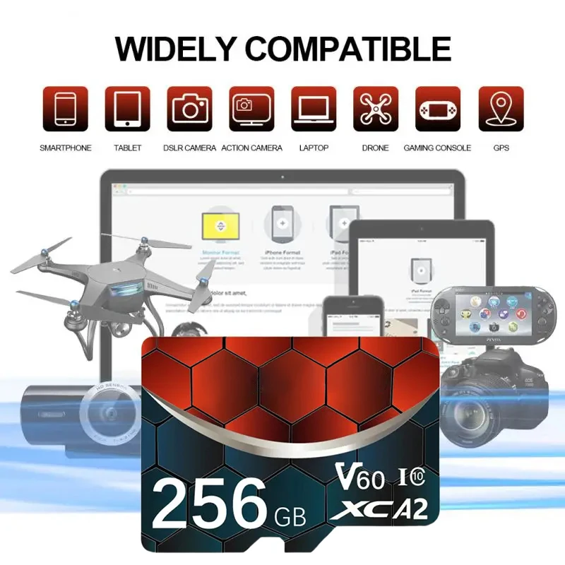 Фото Карта памяти Lenovo 2 ТБ, 128 ГБ, класс 10, V30, TF-карта, 1 ТБ, мини-SD-карта, 512 ГБ, высокоскоростная TF SD-карта, 256 ГБ, для камеры Nintendo Switch №3