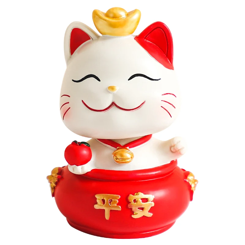 

Creative Home Decorative Figures Ornament Things for the Home Gadgets Retro Figurines for Interior Maneki Neko Cute Room Decor