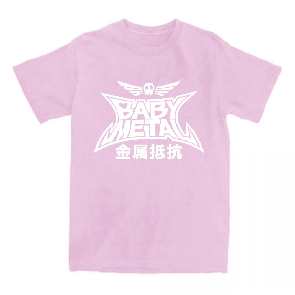Фото Футболка Heavy Mental Girls Band BABYMETAL, женская и мужская одежда, летняя уличная одежда унисекс с круглым вырезом, футболки с графическим рисунком, женский топ №5
