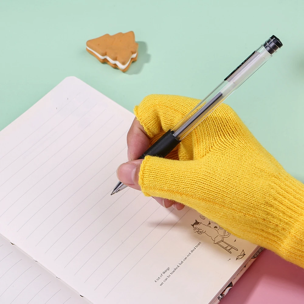 1 пара велосипедных аксессуаров теплые эластичные мужские/женские перчатки без