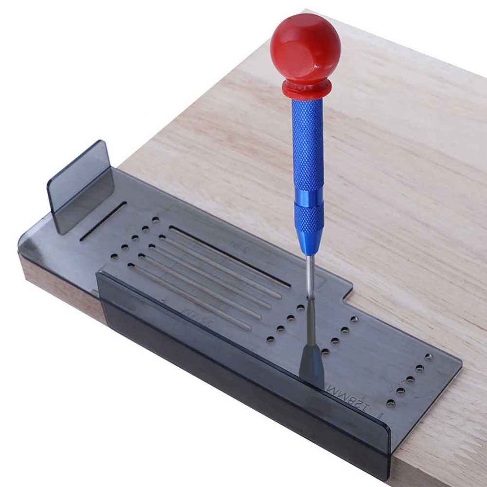

Drawer Handle Wide Application DIY Cabinet Door Drill Template Hardware Center Punch Pull Lightweight and portable