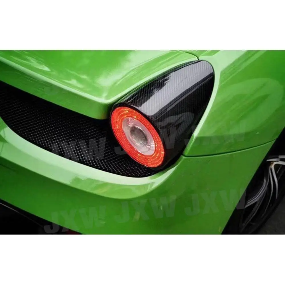 Фото Накладки на задние фонари багажника из углеродного волокна для Ferrari 458 2011-2014, капоты для ламп FRP, автомобильные аксессуары №4