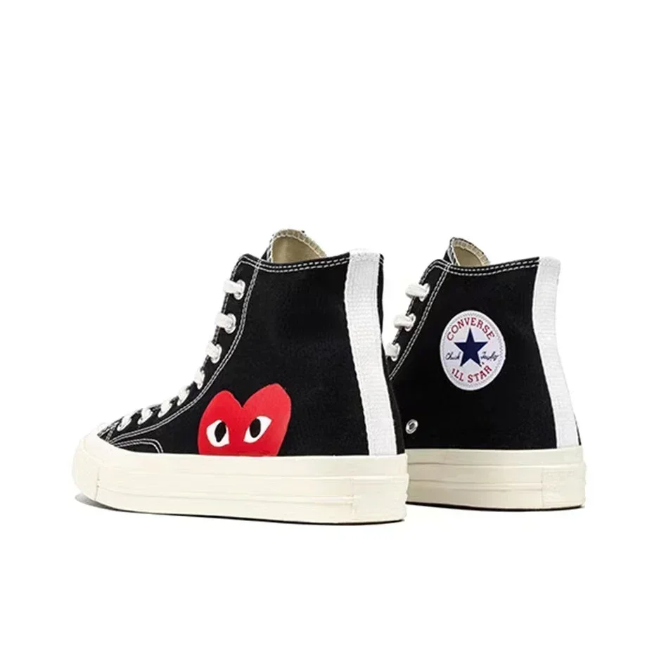 Converse 1970-х годов Chuck Taylor All Star Hi X CDG Мужская и женская обувь для скейтбординга