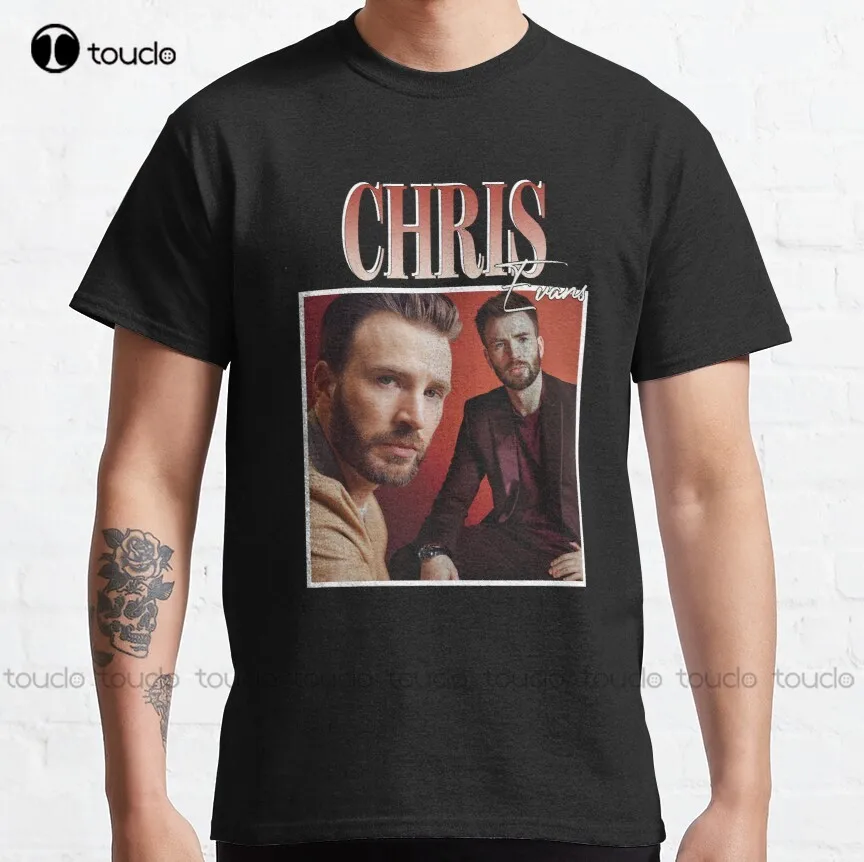 

Chris Evans Classic T-Shirt T Shirts For Women Graphic Custom Aldult Teen Unisex Digital Printing Tee Shirt Xs-5Xl Cotton New