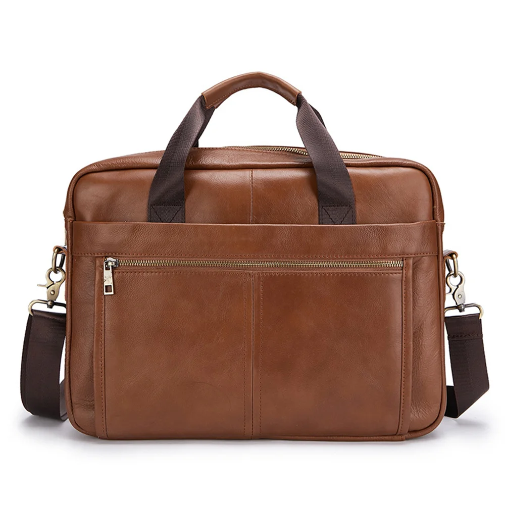 Large Capacity Genuine leather Briefcase Business Laptop Bag Handbags Men's Crossbody Bag Men's Messenger Bag