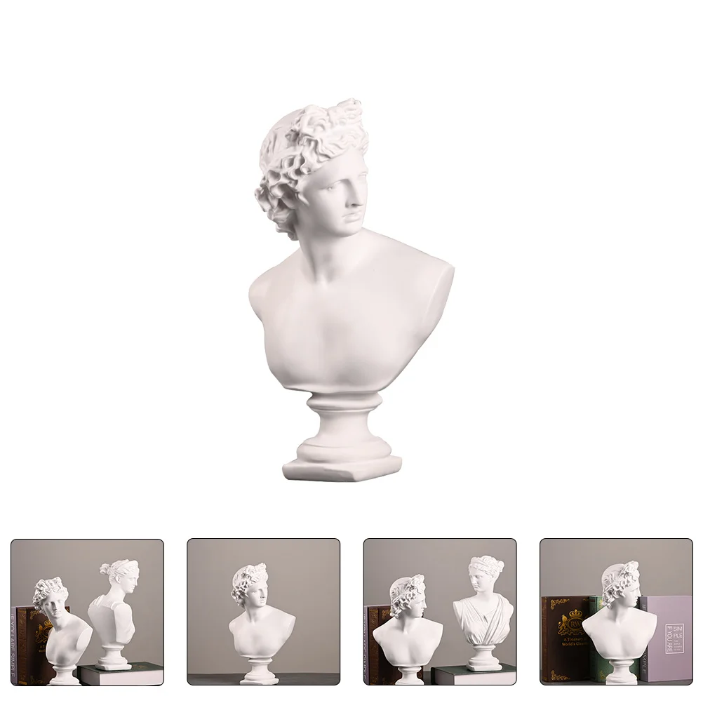 

Statue Bust Greek Figurines Head Sketch Roman Michelangelo Mythology Plaster Figurine David Portraits Desktop Ancient Vintage