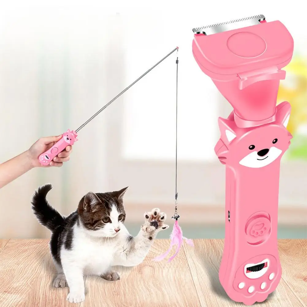 

Cat Teaser Stick 5 Pattern Projection Usb Rechargeable Infrared Light Multifunctional Pet Comb Pet Training Detection Lamp Toy