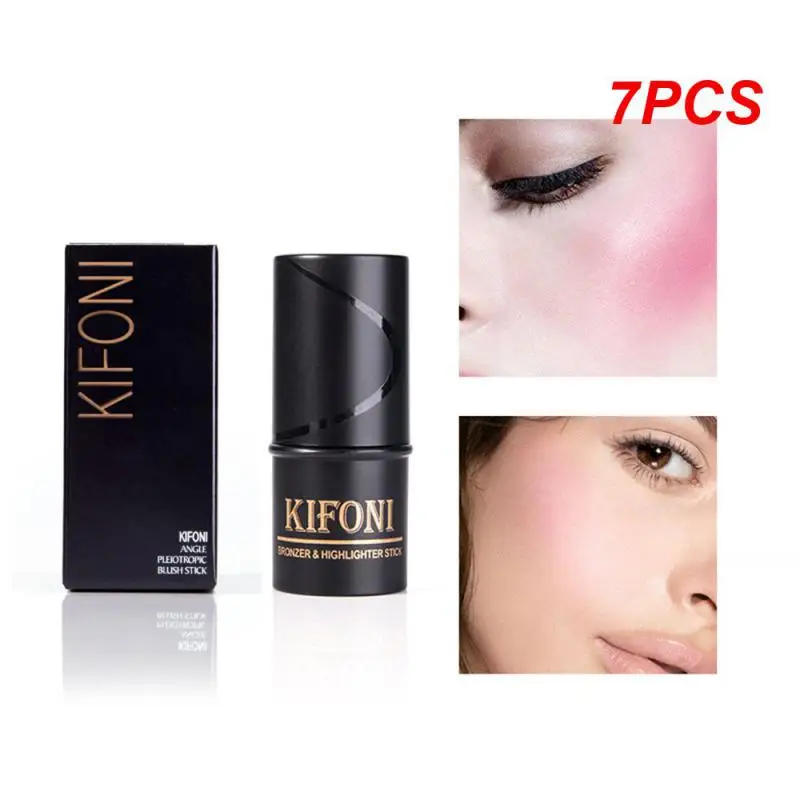 

7 шт., водонепроницаемые натуральные стойкие тени 3D, румяна