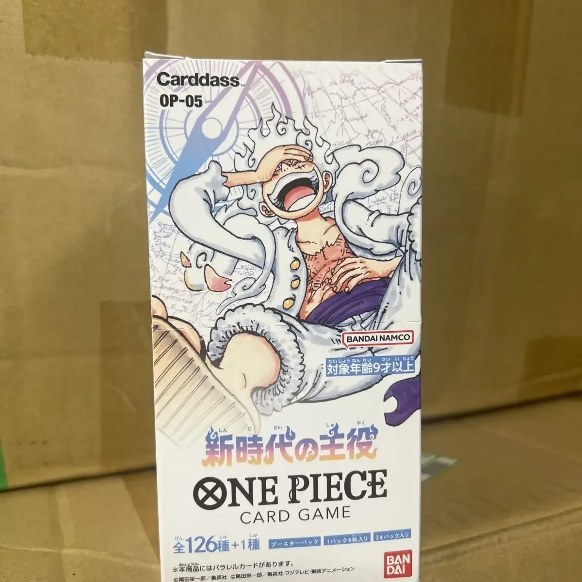 Bandai One Piece Op-05 Коллекционная карта аниме Booster Box Пробуждение новой эпохи Tcg