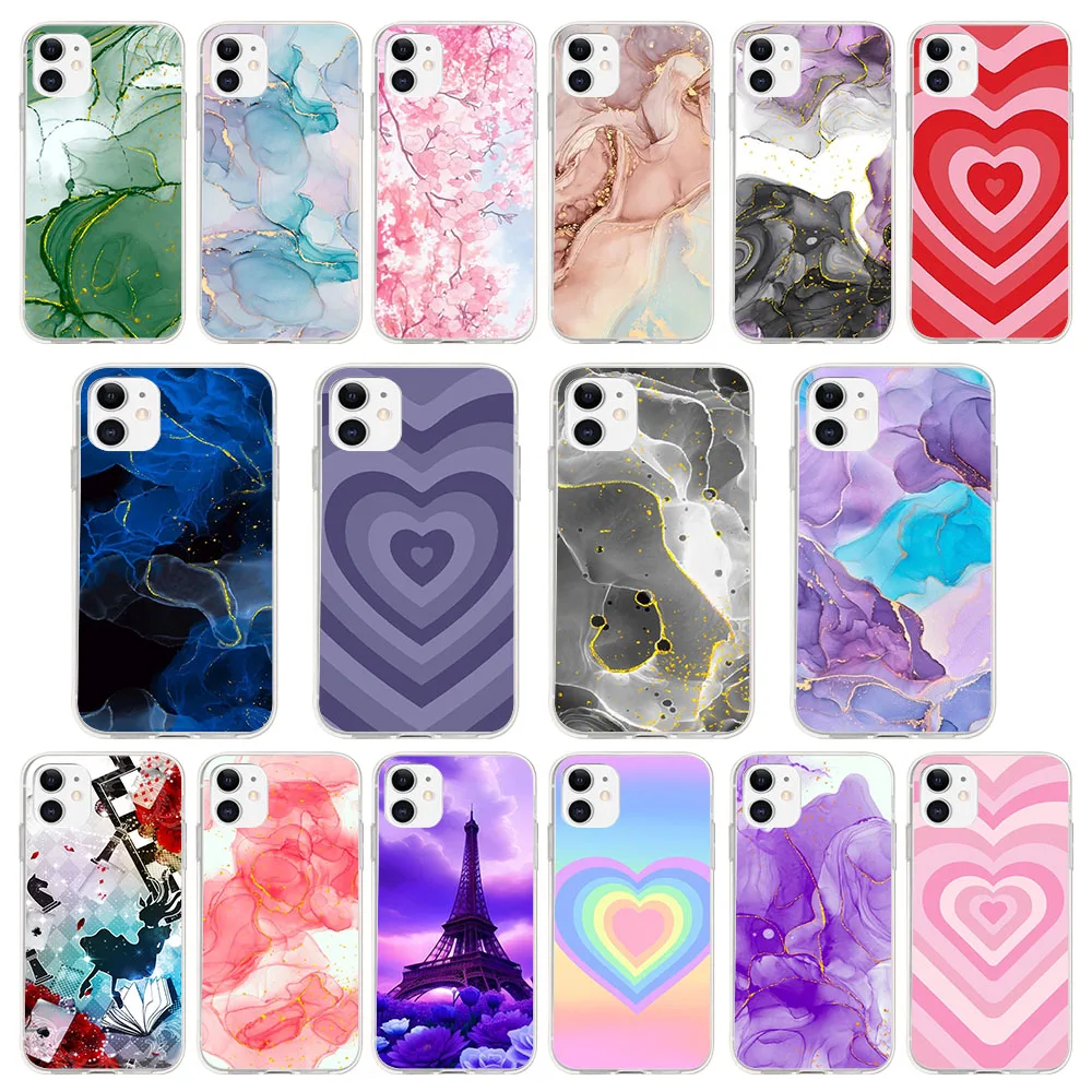 HM-34 Lover Роза мраморный силикон для Moto G200 E22I Edge 20 30 S30 40 Neo Ultra 50 Fusion Lite Pro