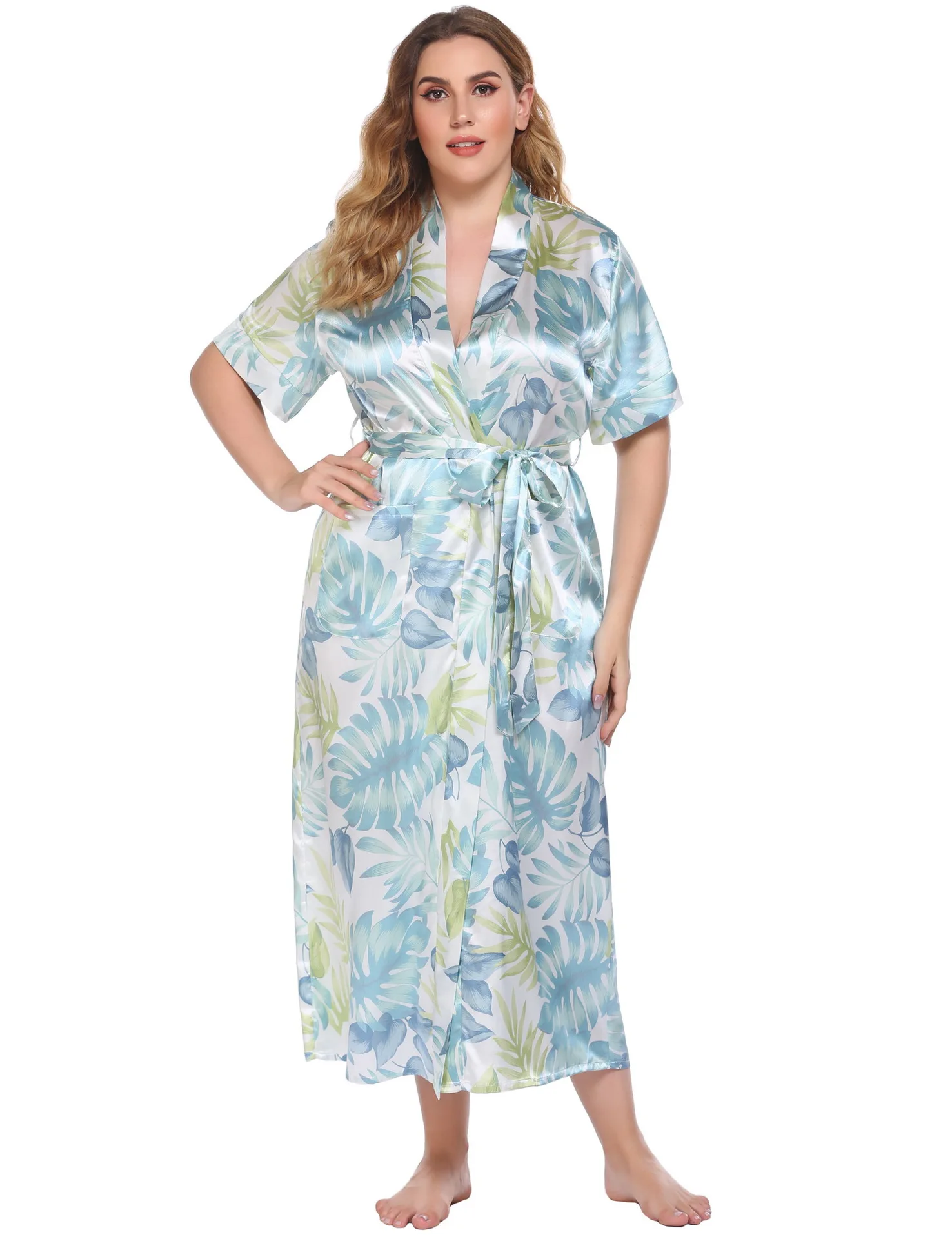 Robe Night Dress Women Pijamas Mariage Sleepwear Bathrobes Kimono Bride Bridesmaid Gift Light Covering Robes Silk Satin Vestidos