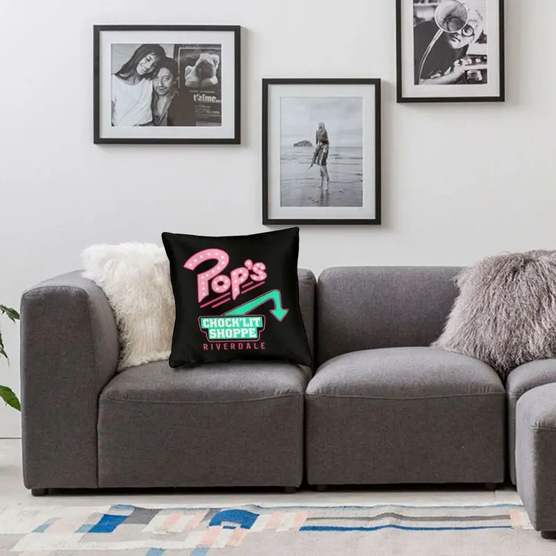 Luxury Retro Text Riverdale Members Art Cushion Cover for Sofa 40*40 cm Velvet Riverdale Throw Pillow Cases Bedroom Decoration images - 6