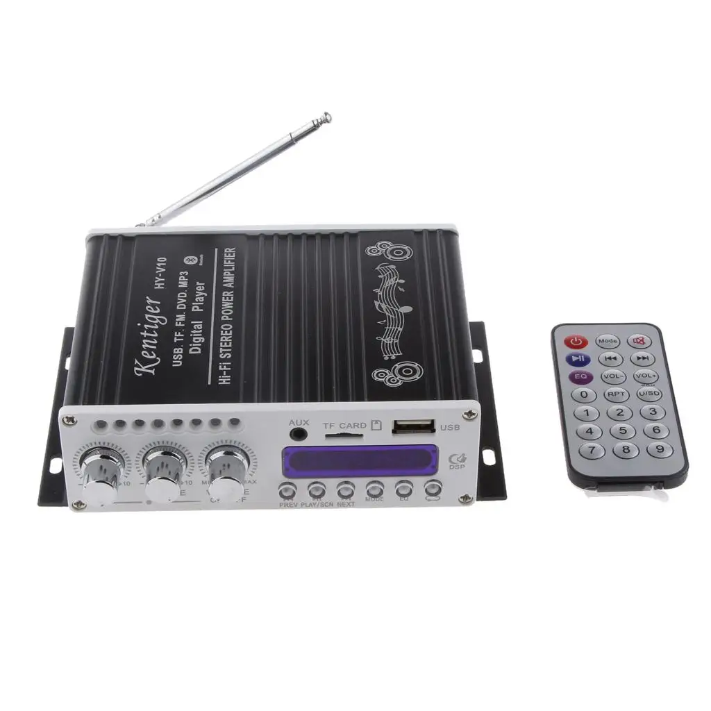 

HYStereo Audio AMP Поддержка FM/MP3/TF/USB/для автомобиля мотоцикла дома