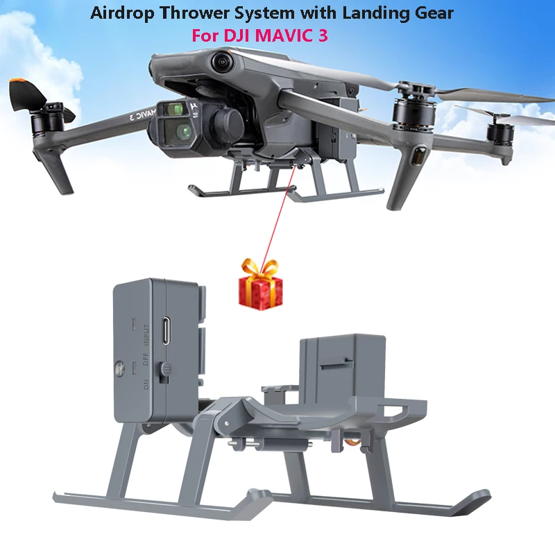 

Mavic 3 посадочные удлинители с системой Airdrop для DJI Mavic 3 Аксессуары-рыболовный Дрон/Свадебная сцена/поиск и спасение