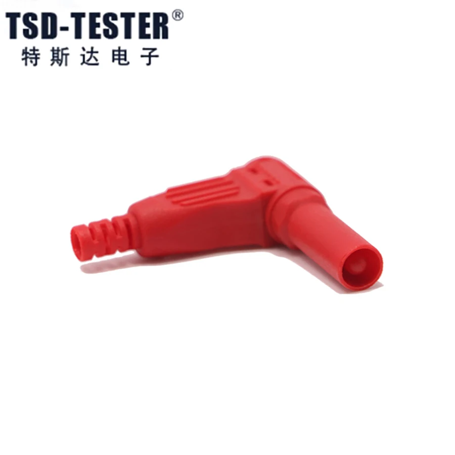 

Free Shipping Four Color Diy 90° 4mm Banana Plug with Sheath for Multimeter Soldering (10 Pcs Per Package)