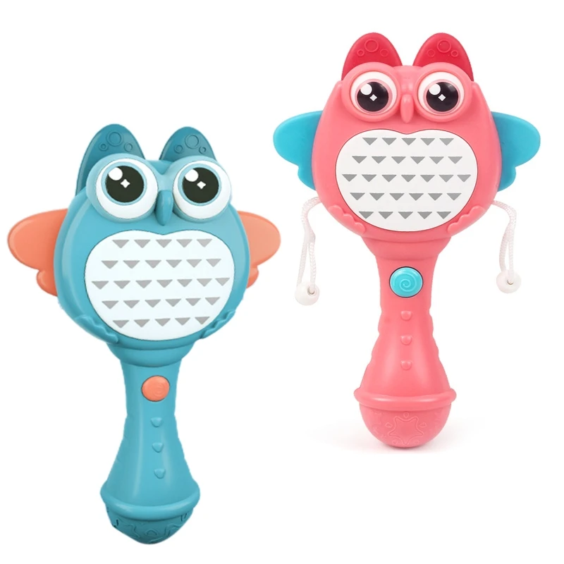 

Handbell for Baby 3Month+ Gift Animal Rattle Drum Bell Newborn Preschool Gift