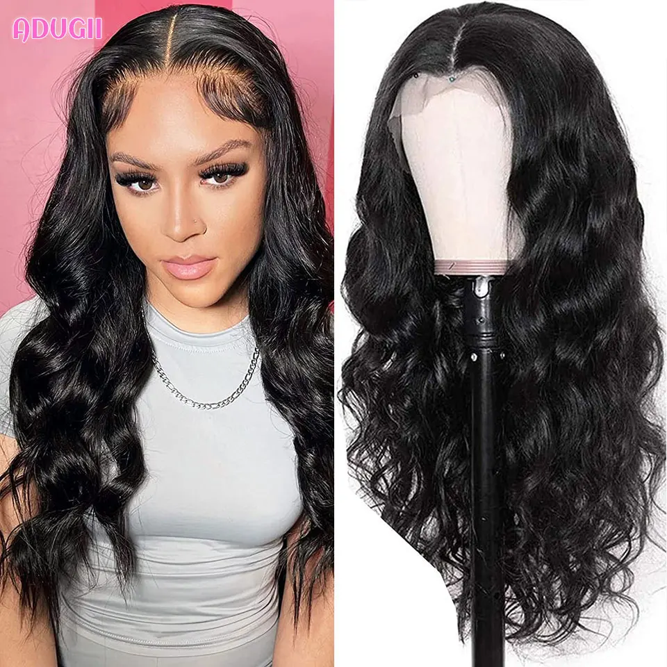

Body Wave Lace Front Human Hair Wigs Brazilian Loose Body Wave Lace Frontal Wigs For Black Women Transparent Lace Closure Wig