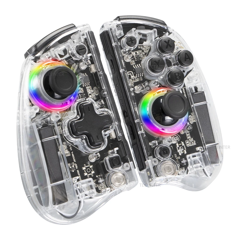 

Совместимый переключатель Nintendo/переключатель OLED Поддержка Bluetooth RGB беспроводной геймпад джойпад контроллер с шестью осями и гироскопом