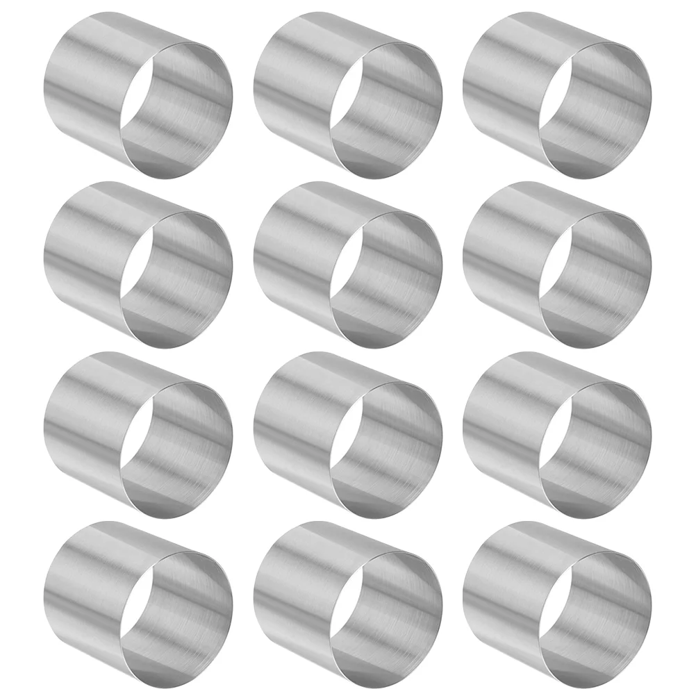

Ring Mold Cake Mousse Molds Baking Mould Steel Round Stainlesscuttersmetal Pastry Dessert Mini Diy Set Circle Rings Cooking
