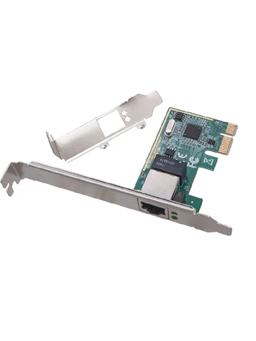 1 шт. Сетевая карта PCI Express PCI-E 10/100/1000 М RJ45 Сетевой адаптер Конвертер Сетевой контроллер