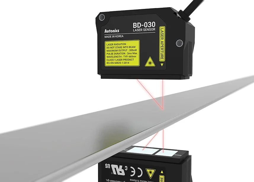 Новые лазерные датчики смещения Autonics BD-030 (сенсорная головка и усилитель)