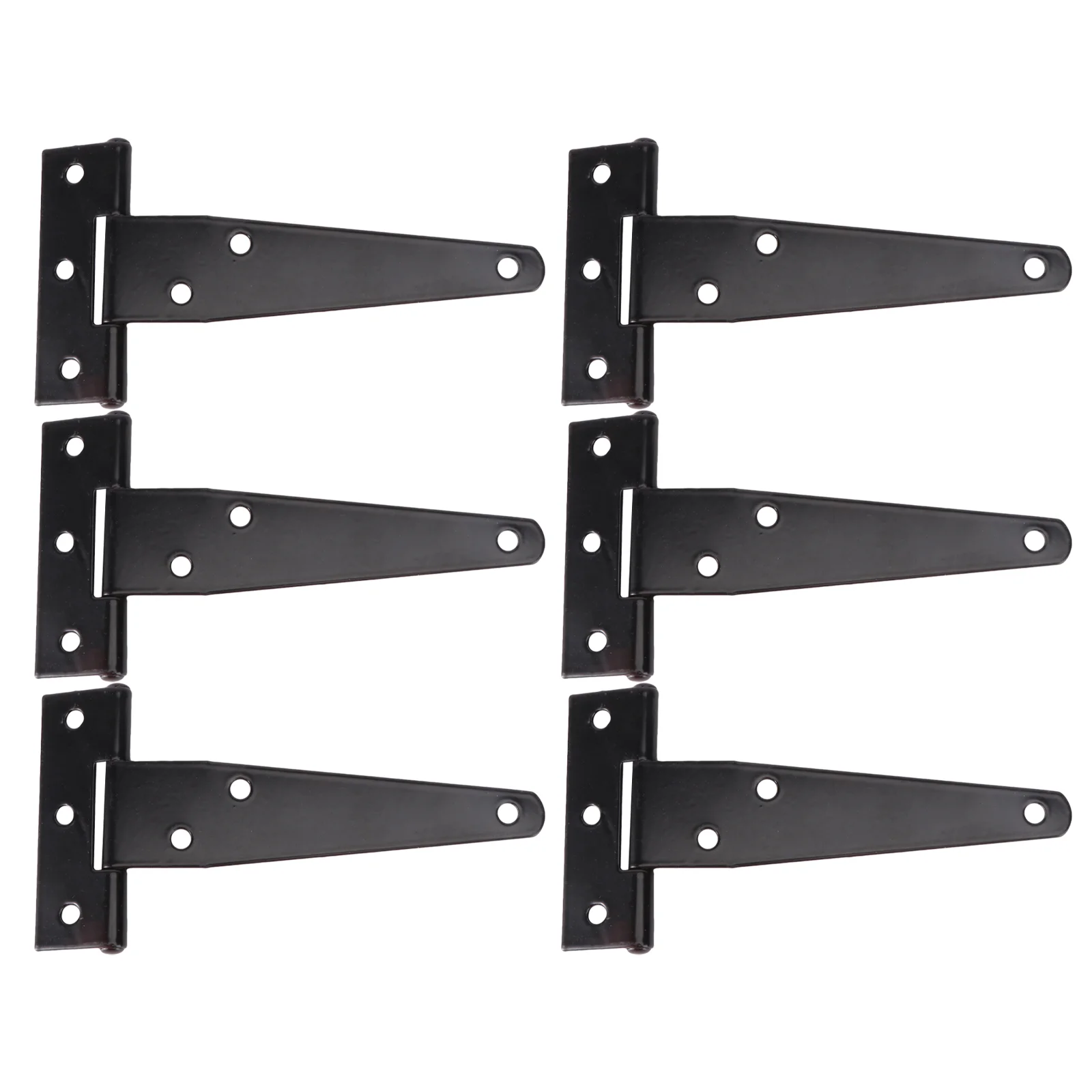 

6PCS Door Hinges Iron Material T Shape Universial Furniture Hinges for Door Cabinet Gate
