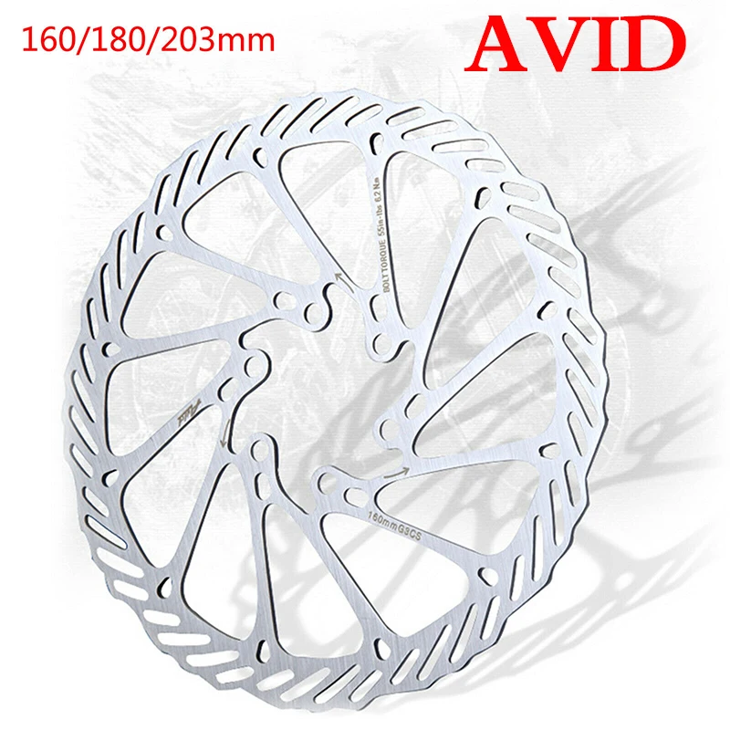 

AVID Disc Brake Rotor 160mm 180mm 203mm Hydraulic Brake Rotors Heat Dissipation Road Mountain Bike Rotor Fit Shimano SRAM