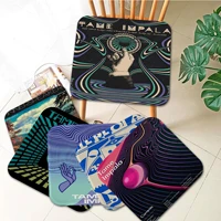 tame impala psychedelic simplicity multi color seat cushion office dining stool pad sponge sofa mat non slip chair mat pad