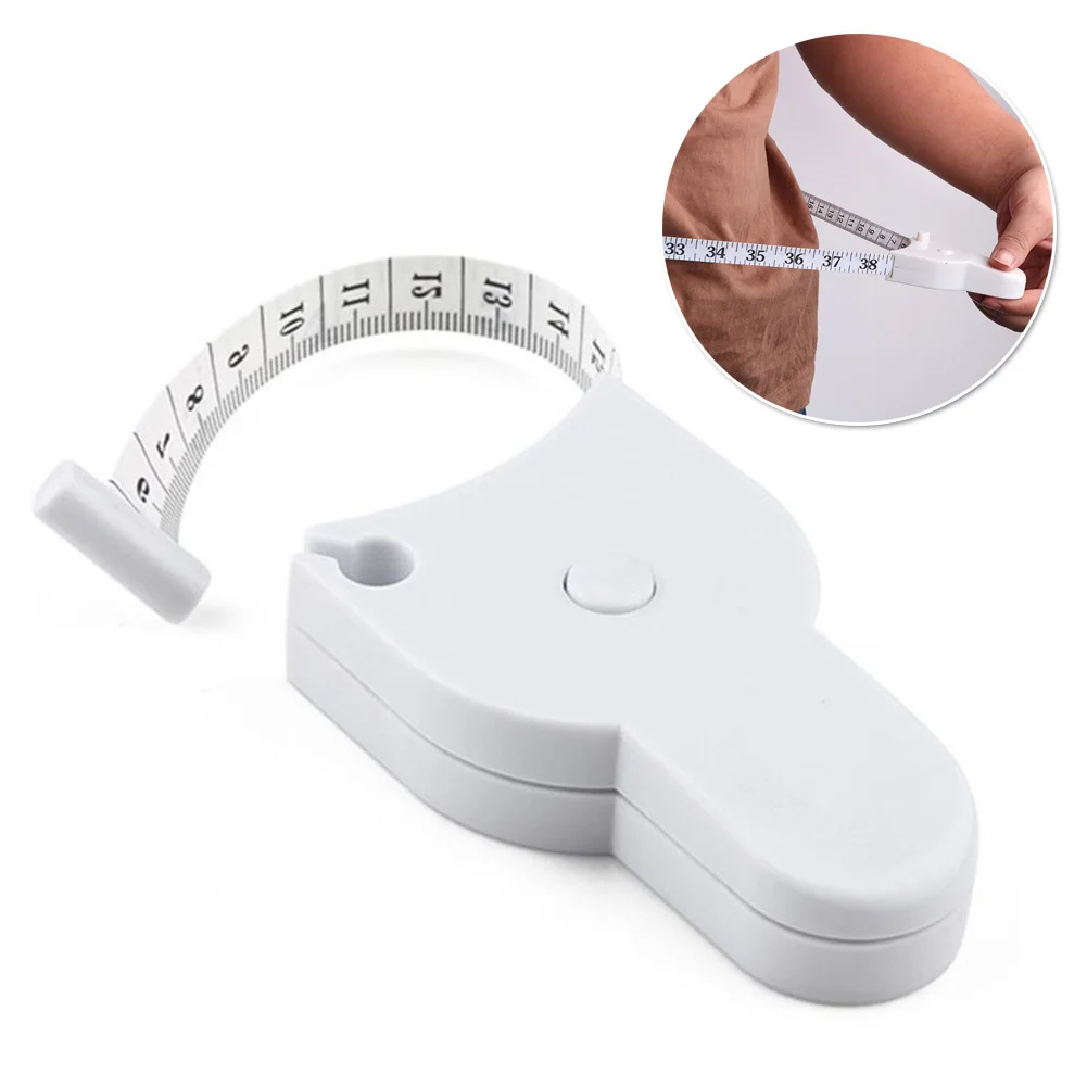 

150cm Body Measuring Tape Automatic Telescopic Measuring Ruler Fitness Tester Sewing Tailor Centimeter Caliper Tapes