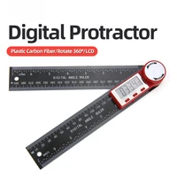 digital protractor angle ruler goniometer electronic angle meter instrument goniometry digital angle gauge angle finder 200mm
